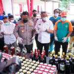 Operasi Pekat Kieraha 2022, Ribuan Botol Miras Dimusnahkan