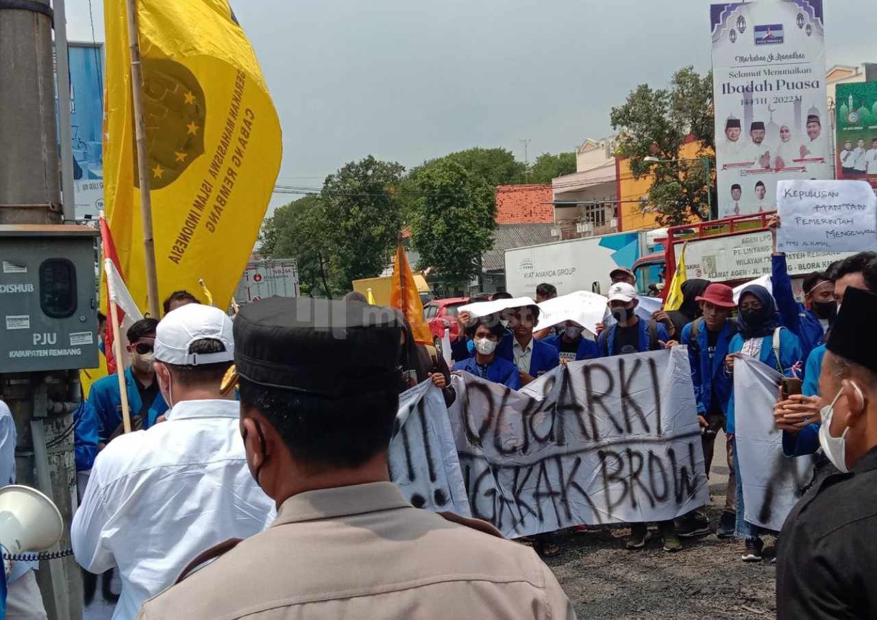 DPRD Rembang Kedatangan Demonstran Lagi