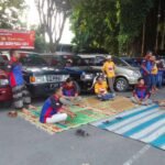 Kompi Pati Bagi-bagi Ratusan Takjil di Alun-alun Juwana