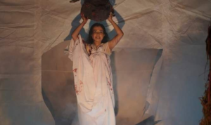 Bawakan Lakon "Doa Perawan Tua", Teater Mina Tani Doakan Keselamatan di Ultah ke-13