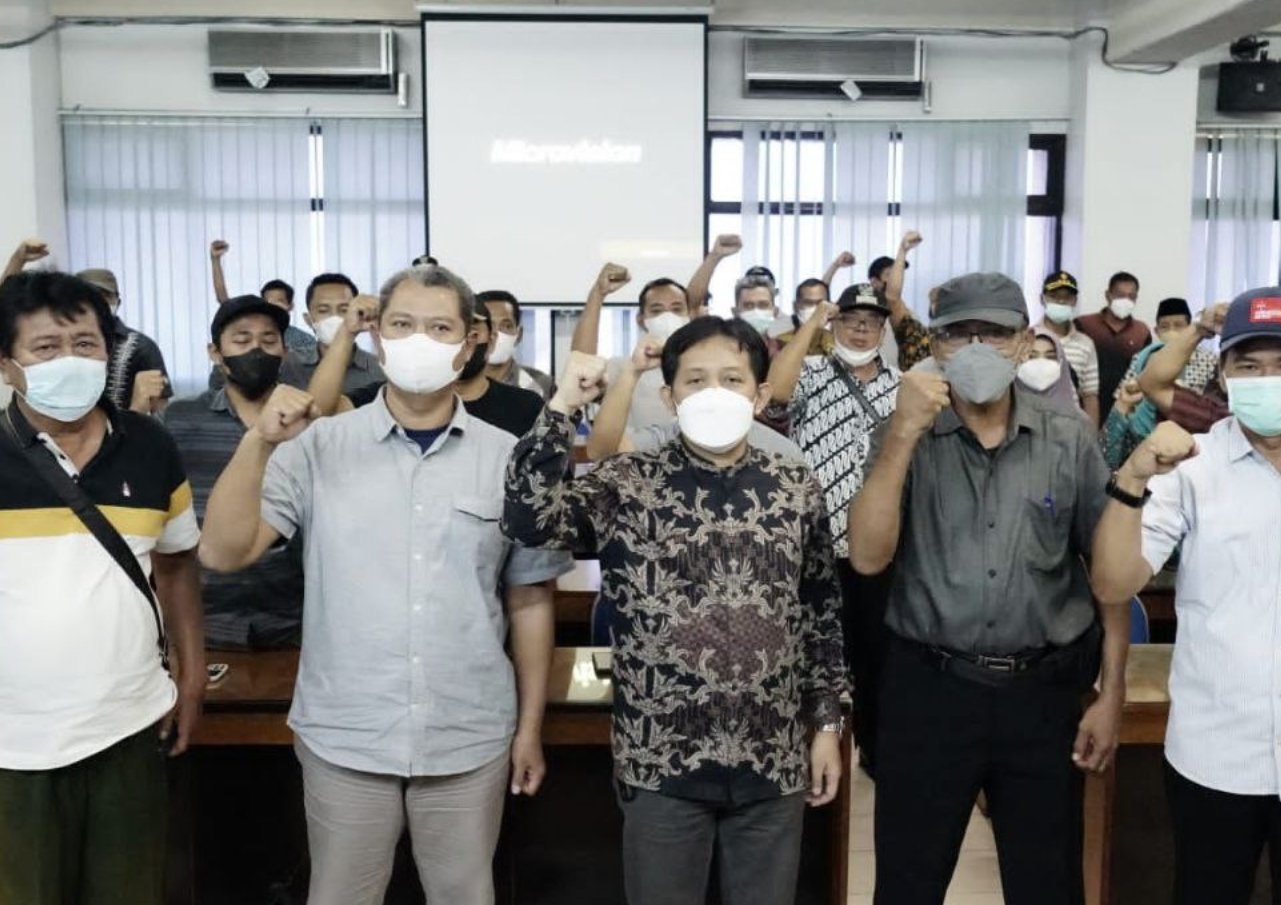 Ingin Seleksi Perades Berjalan Lancar, Puluhan Kades Asal Pati Geruduk Unisbank Semarang