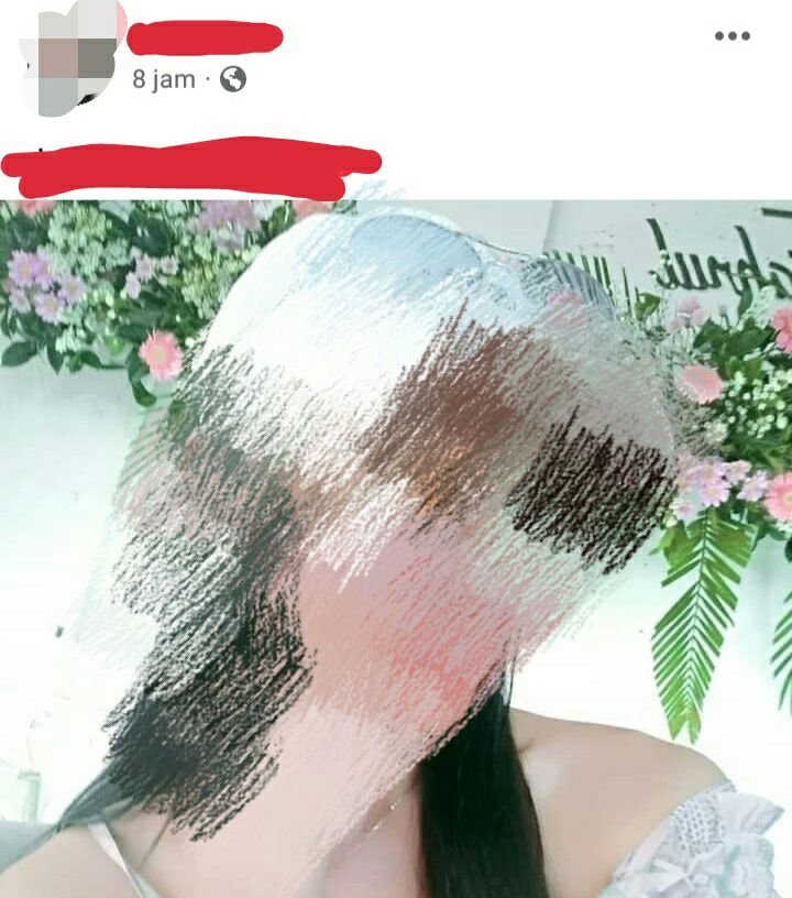 Pelaku Open BO yang menjajakan dirinya melalui salah satu grup di facebook (Sumber: Istimewa) Pelaku Open BO yang menjajakan dirinya melalui salah satu grup di facebook (Sumber: Istimewa)