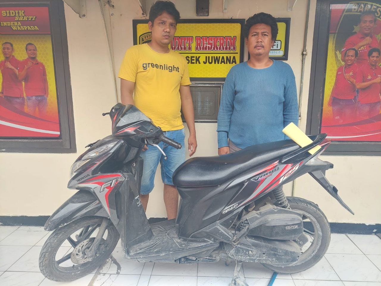 Polsek Juwana Berhasil Tangkap Pelaku Penadah Motor Hasil Curian