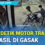 video : aksi pencurian motor, berhasil gasak sebuah motor trail yamaha wr 155 di kalimalang - persipa - mitrapost.com