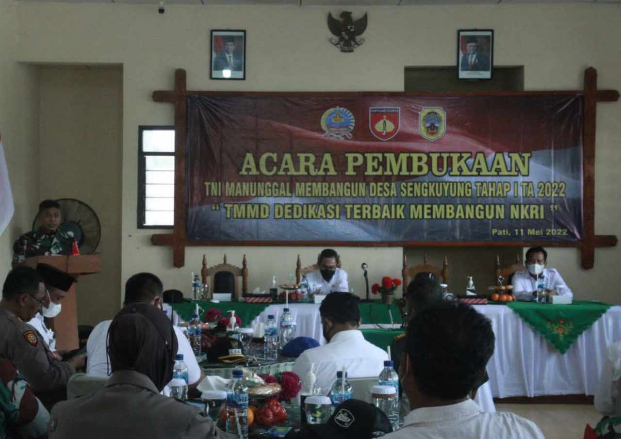 Pembukaan TNI Manunggal Membangun Desa 2022 di Pati