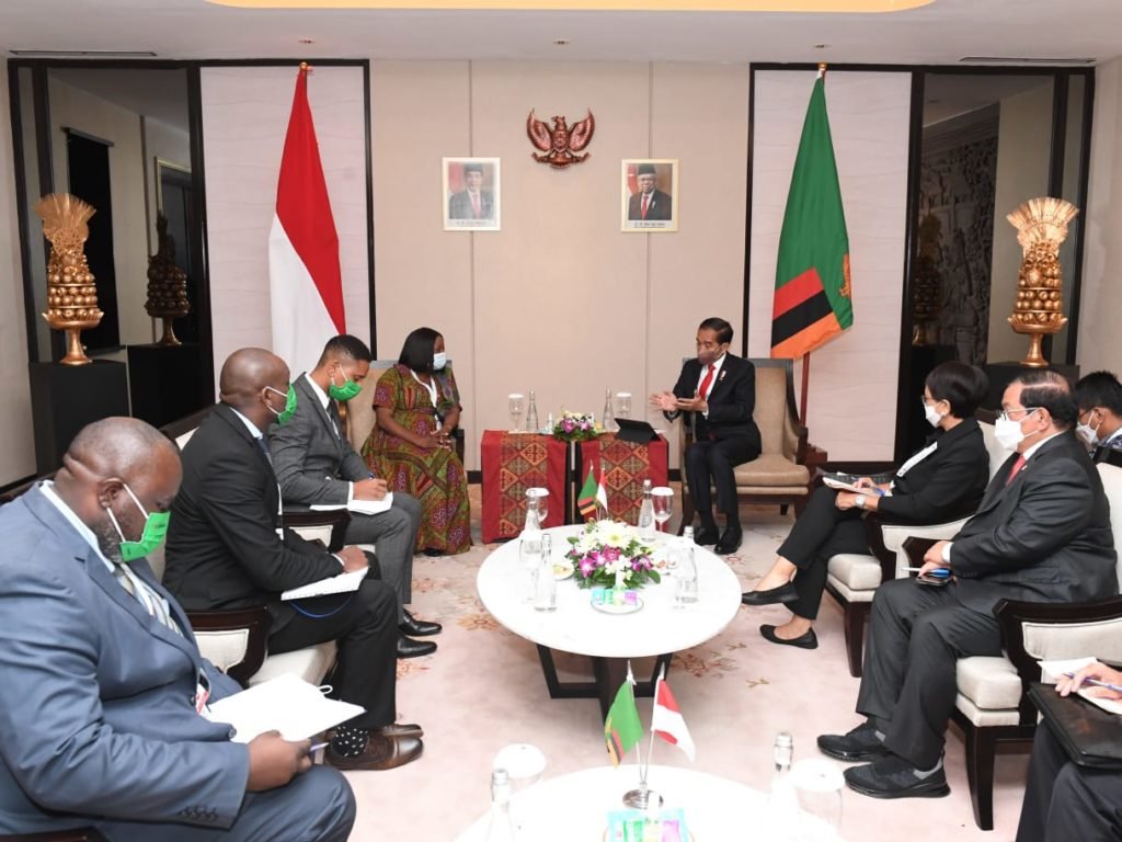 Presiden Jokowi Kedatangan Tamu dari Zambia
