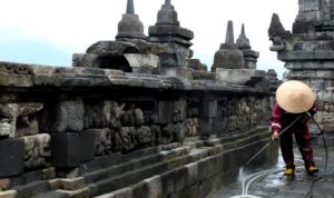 Konservasi dan Pelestarian Candi Borobudur Terus Dilakukan