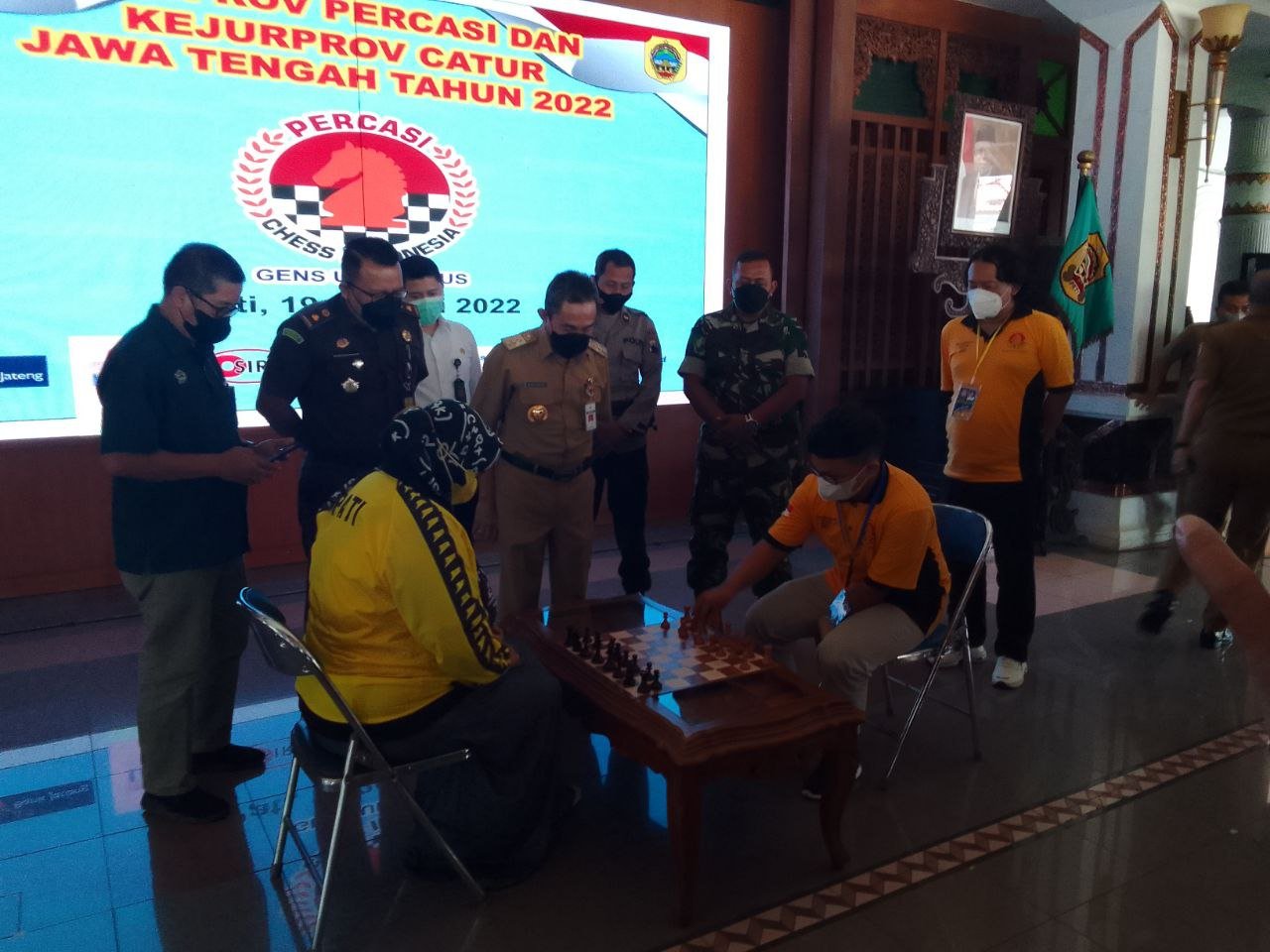 Kejurprov Jateng Cabor Catur di Pati Resmi Dibuka