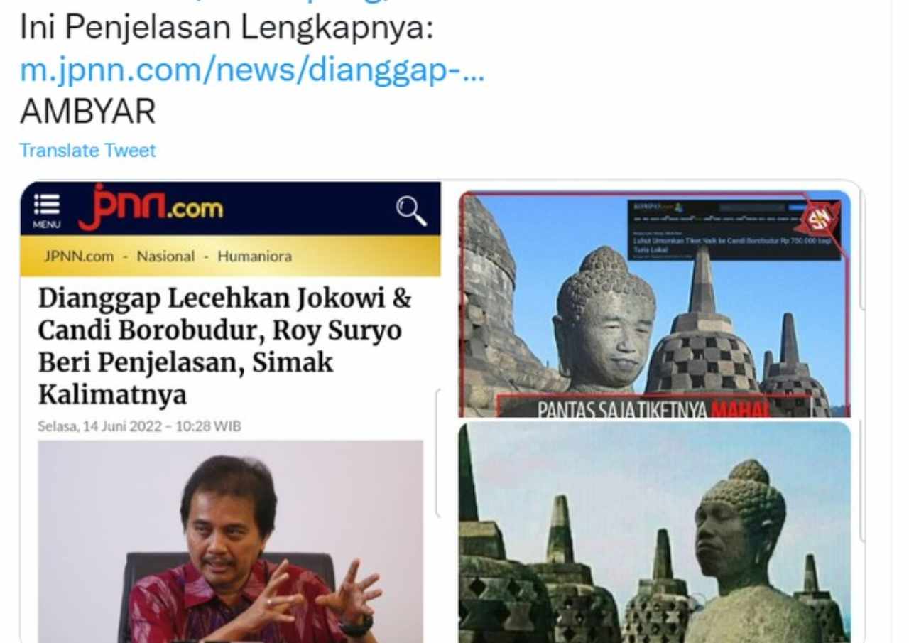 Dharmapala Nusantara akan Laporkan Roy Suryo ke Polisi Soal Patung Buddha