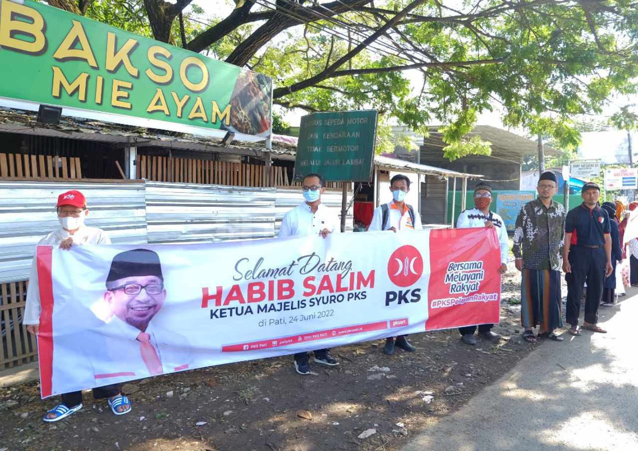 Silaturahmi Politikus PKS Habib Salim ke Pati