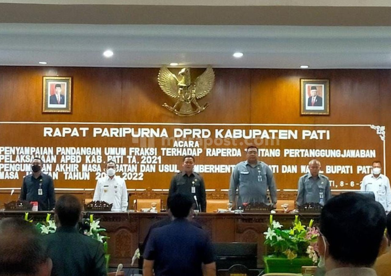 Tanggapi Pertanggungjawaban APBD Pati, 8 Fraksi DPRD Soroti Banyak Hal