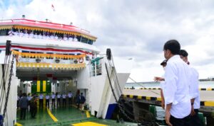 Jokowi Resmikan 3 Pelabuhan Penyeberangan di Wakatobi