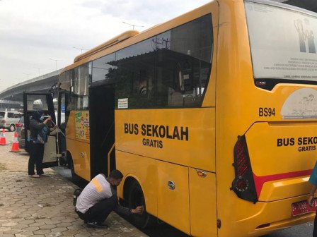 PTM Dimulai, Bus Sekolah Gratis Kota Bandung Kembali Beroperasi