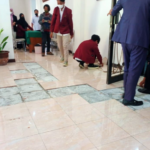 Lantai Gedung DPRD Pati Tiba-tiba Retak saat Pelantikan Siti Asiyah