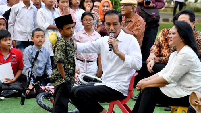 Hari Anak Nasional, Jokowi Ajak Para Orang Tua Penuhi Hak Anak