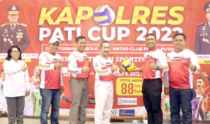 Sebanyak 24 Tim Ikuti Turnamen Voli di Kapolres Pati Cup