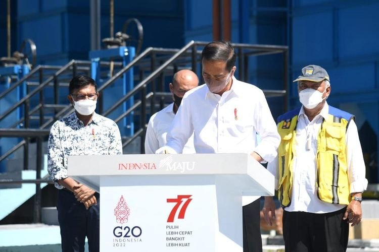 Presiden Jokowi Resmikan SPAM Wae Mese II di NTT Presiden Jokowi Resmikan SPAM Wae Mese II di NTT