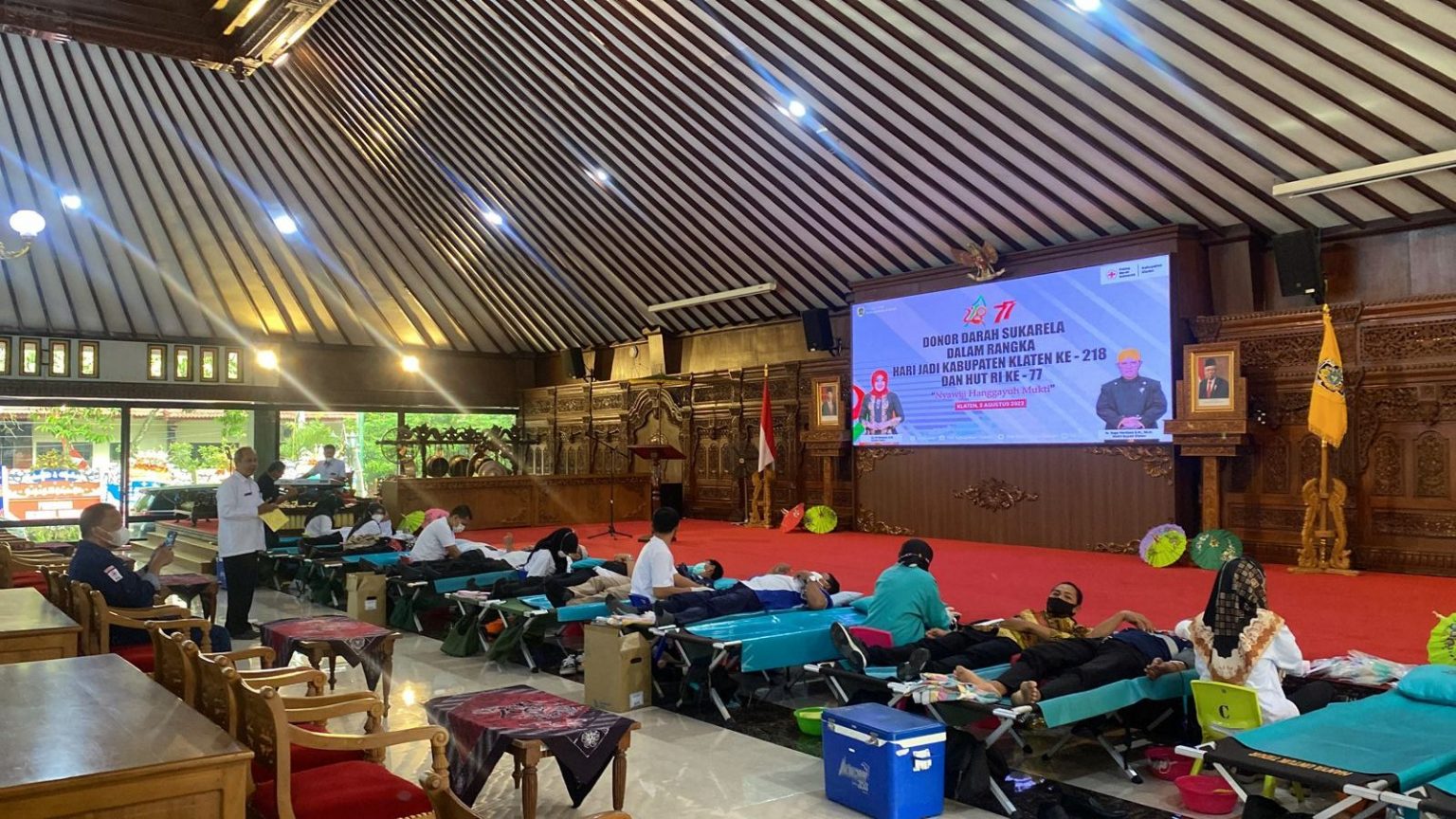 Hari Jadi ke-218 Kabupaten Klaten, PMI Gelar Donor Darah Massal