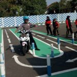 Pelatihan Safety Riding, Polres Pati Harapkan Siswa Bisa Jadi Pelopor Keselamatan Berlalu Lintas