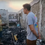 Kunjungi Lokasi Kebakaran, Baim Wong Dapat Cibiran Netizen