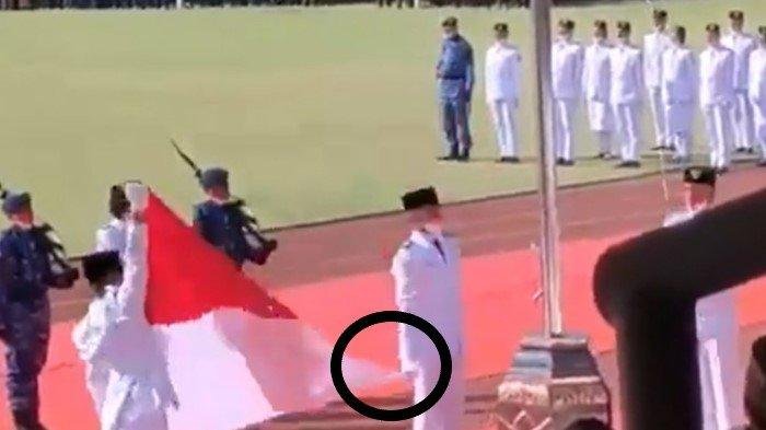 Upacara HUT RI ke-77 di Solo Diwarnai Gagalnya Merah Putih Berkibar