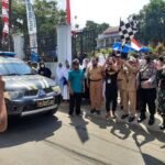 Foto: Camat Margoyoso Agus Purwanto saat membuka kirab budaya/ mitrapost.com/ M. Kafi