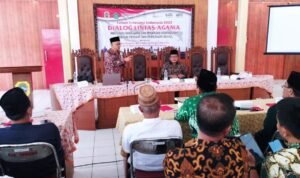 Foto:Dialog Lintas agama di Kantor Kecamatan Juwana hari ini, Rabu (24/8/22) (Sumber: Anwar/Mitrapost.com)