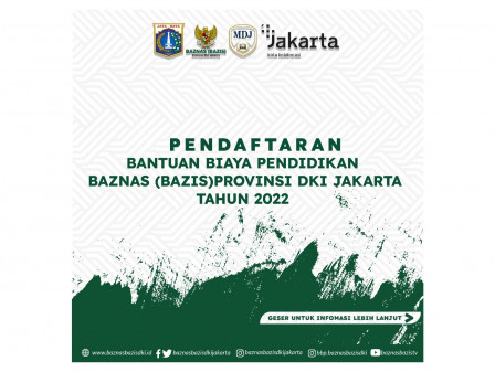 Baznas Bazis DKI Jakarta Buka Beasiswa Pendidikan Untuk Mahasiswa S1