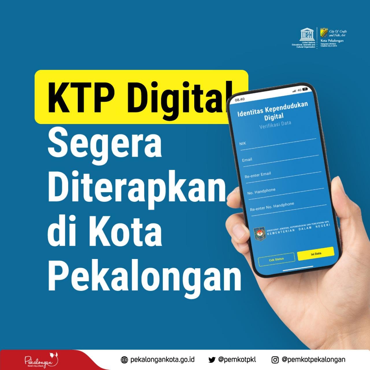 KTP Digital Segera Diterapkan di Kota Pekalongan