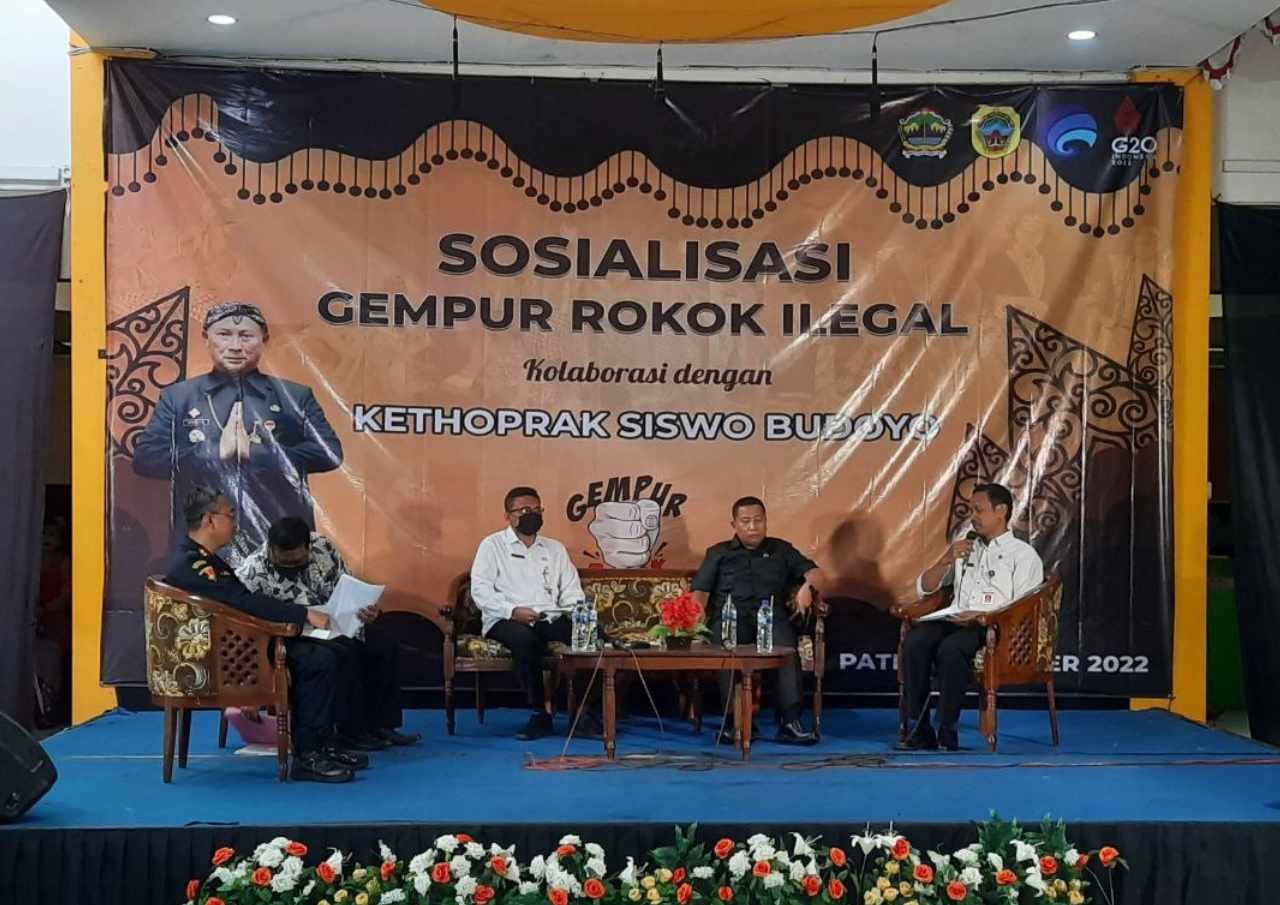 Gandeng Kesenian Lokal, Diskominfo Sosialisasikan Penggempuran Rokok Ilegal