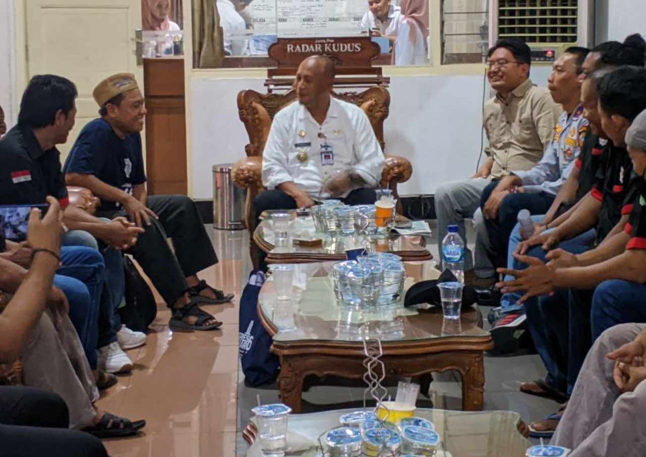 Foto : Suasana Audiensi antara Sarbumusi dan PSP bersama dengan PJ Bupati Pati, Henggar Budi Anggoro di Pendopo Kantor Bupati Pati (Sumber : Mitrapost.com/ Anang SY)