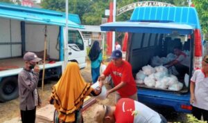 Disdagperin Pati Gelar Pasar Murah 500 Paket di Desa Soneyan