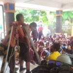 Foto: Suasana siswa SDN 2 Leteh Rembang saat berkunjung ke Kantor BPBD Kabupaten Rembang/mitrapost.com/Sri Lestari