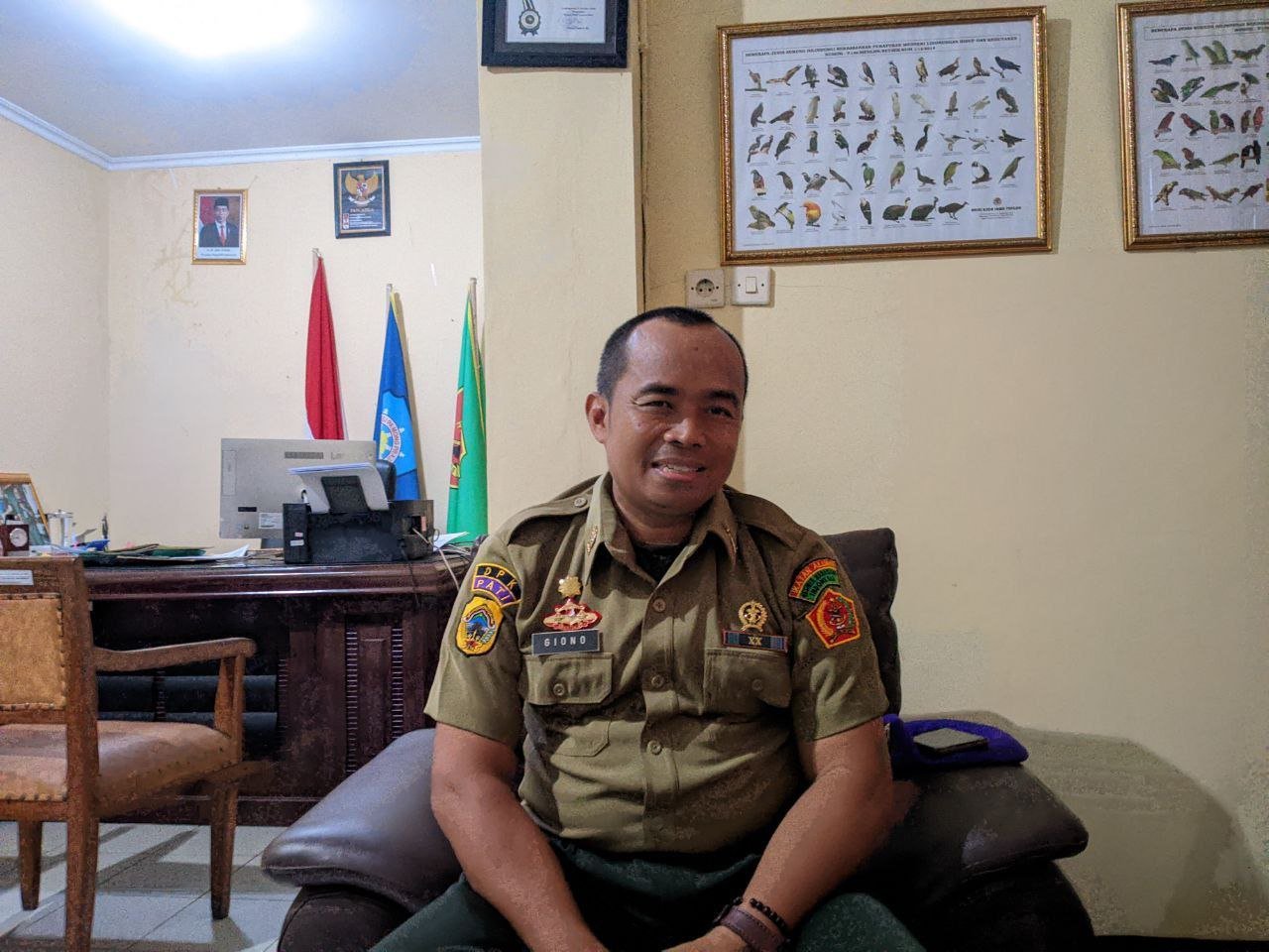 Foto: Kepala Satuan Polisi Pamong Praja (Satpol PP) Kabupaten Pati, Sugiyono/ Mitrapost.com