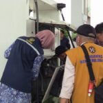 Foto: Suasana Tim Metrologi Kemendag bersama Unit Pelayanan Terpadu (UPT) Metrologi Dinas Perdagangan Koperasi dan UKM (Dindakop-UKM) Kabupaten Rembang berkeliling melakukan tera ulang/mitrapost.com/Sri Lestari