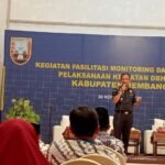 Foto: Pemeriksa Bea Cukai Ahli Pertama Kudus, Sidiq Gandi Baskoro saat paparannya di hotel Gajah Mada/mitrapost.com/Sri Lestari