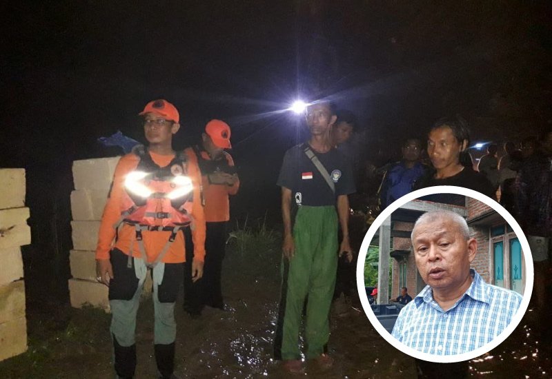 Foto : Kondisi banjir bandang di Pati Selatan (Sumber : Mitrapost.com/ Anang SY)