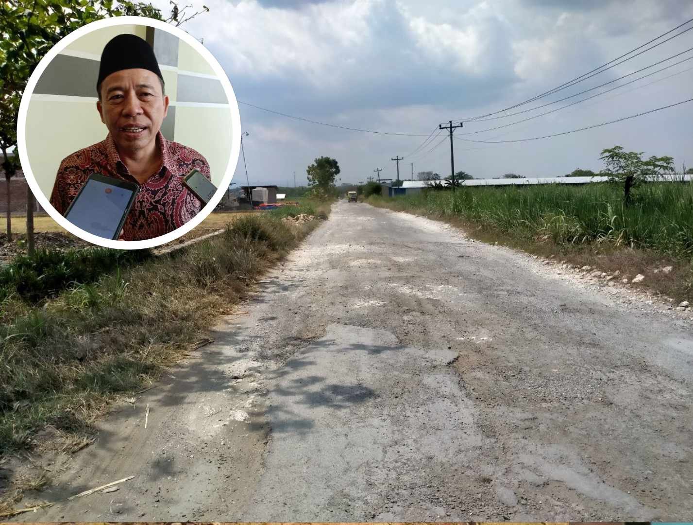 Foto: Ilustrasi jalan rusak (Sumber: Istimewa)