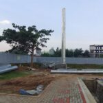 2 Tiang Lampu Stadion Joyokusumo Telah Dipasang