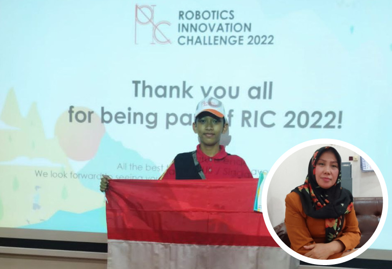 Siswa MTsN 1 Pati Sabet Juara II Robotics Innovation Challenge di Singapura