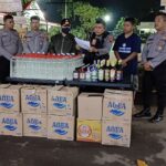 Grebek Hiburan Malam, Ratusan Botol Miras Berhasil Diamankan Satpol PP dan Polresta Pati