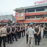 Foto : Kegiatan apel tim pengamanan gabungan dari Polri, TNI dan Satpol PP Kabupaten Pati (Sumber : Mitrapost.com/ Anang SY)