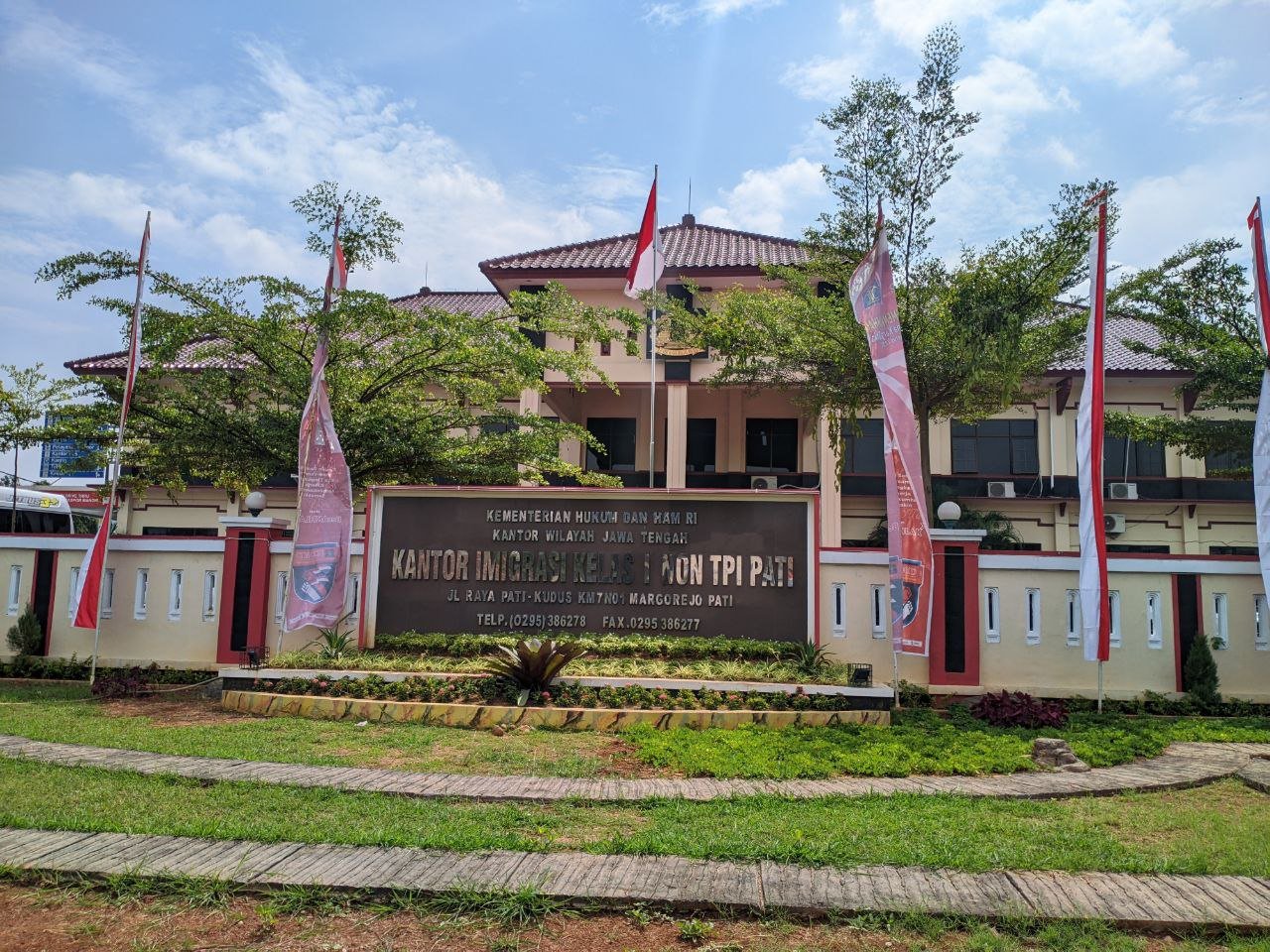 Foto : Kantor Imigrasi (Kanim) Pati (Sumber : Mitrapost.com/ Anang SY)