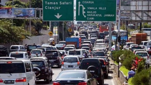 Foto: Ilustrasi kepadatan kendaraan Puncak Bogor (Sumber: Kabupaten Bogor)