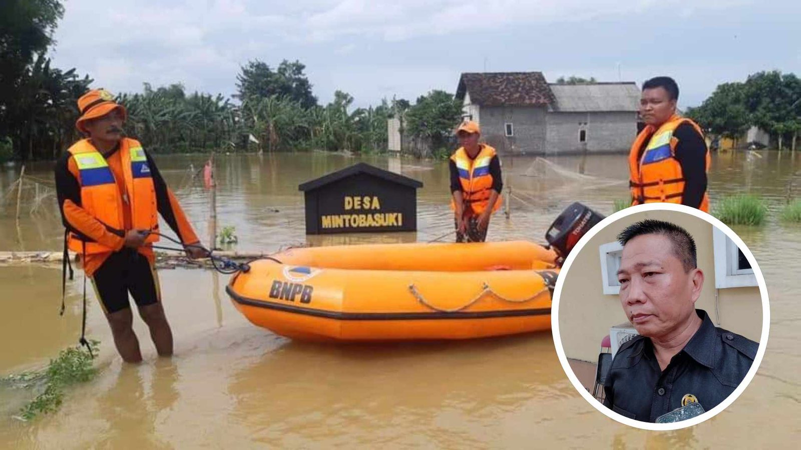 Foto: Ilustrasi banjir di Pati/ mitrapost.com