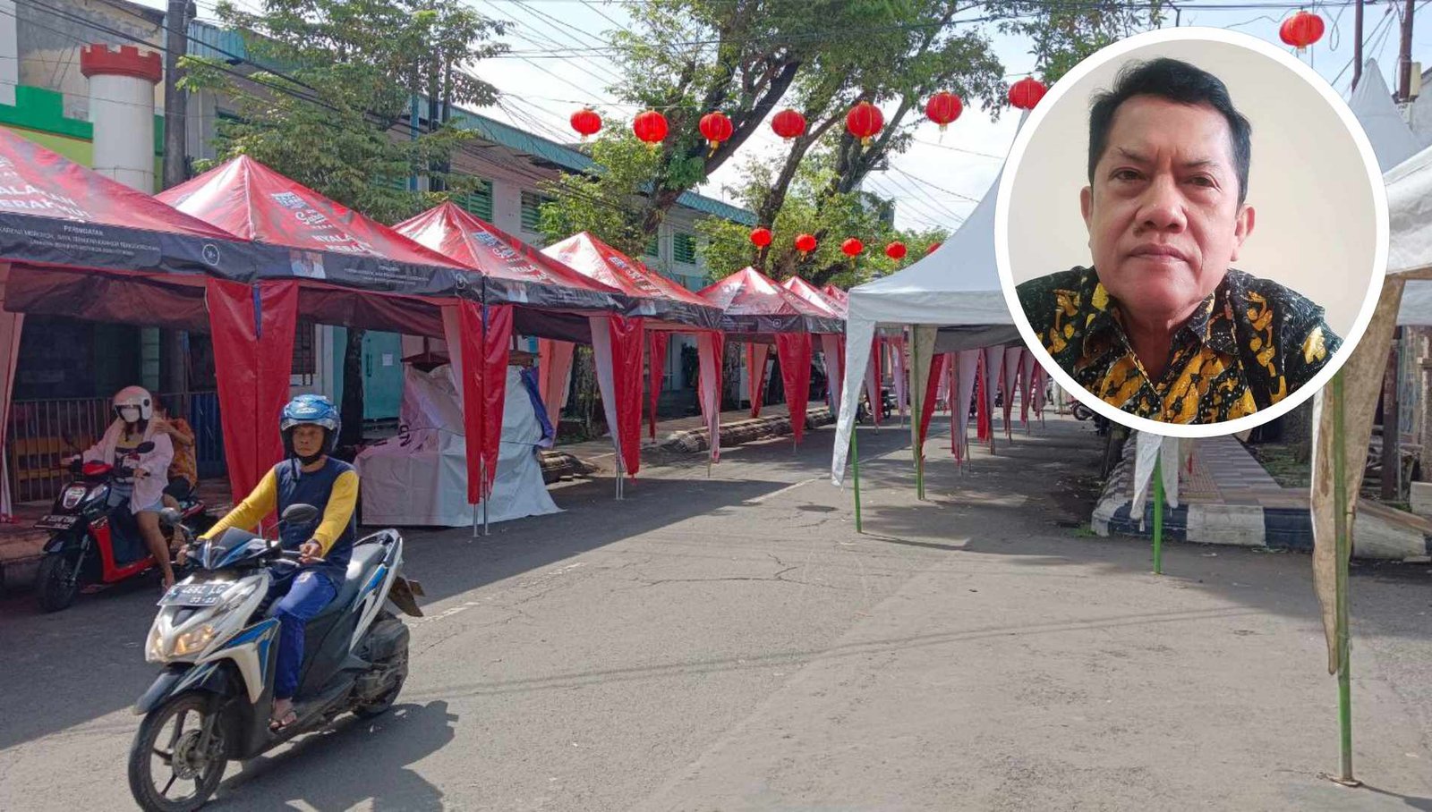 Foto: Suasana menyambut imlek di klenteng Hok Tik Bio (sumber:vind/mitrapost)