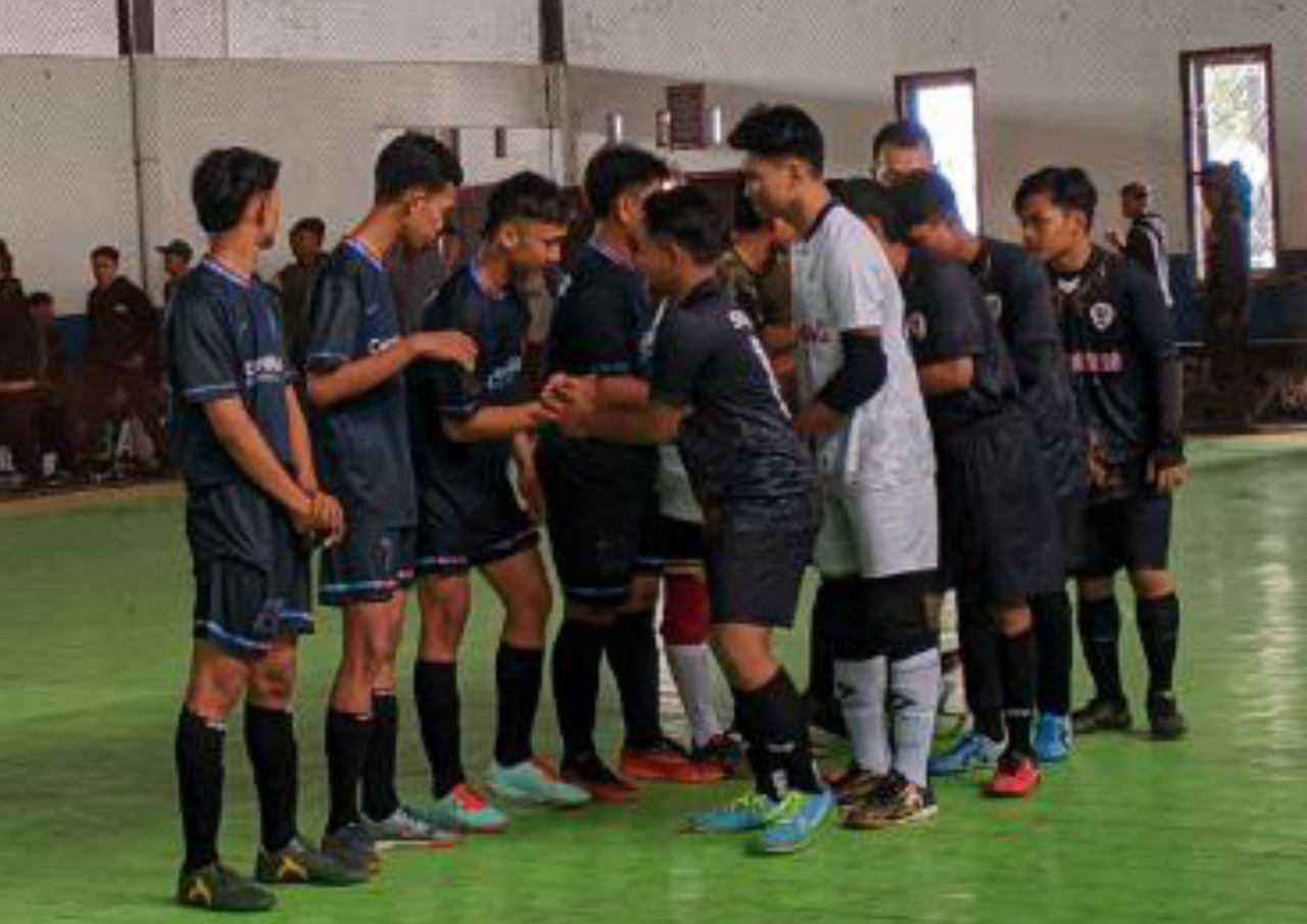 Foto : suasana kegiatan turnamen futsal yang digelar oleh KMPP Yogyakarta (Sumber : mitrapost.com/ Anang SY)
