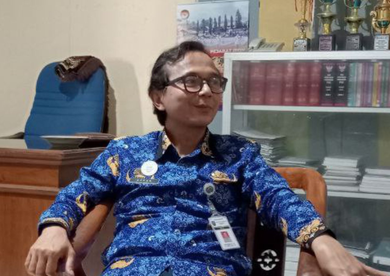 Foto: Kepala Badan Kepegawaian Daerah BKD Kabupaten Rembang, Affan Martadi saat ditemui awak media di kantornya/mitrapost.com/Sri Lestari