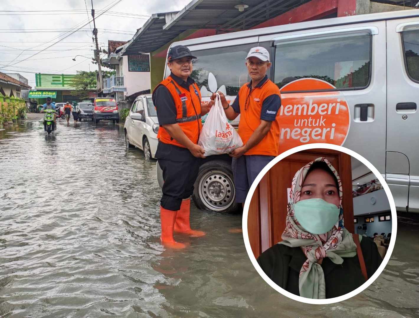 Foto: Ilustrasi banjir di Gabus (sumber:vind/mitrapost)