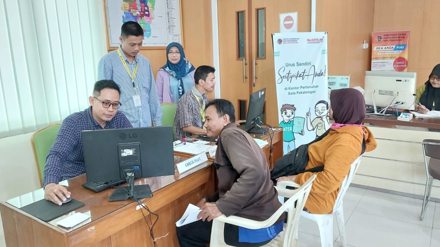 Perubahan Sertifikat Ganti Kelurahan di Kota Pekalongan Kini Gratis